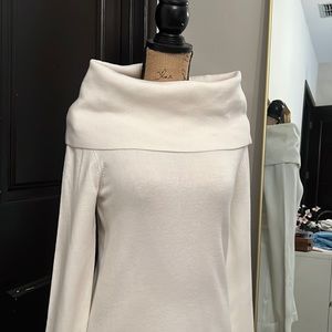 French Connection White Turtle Neck Sweater